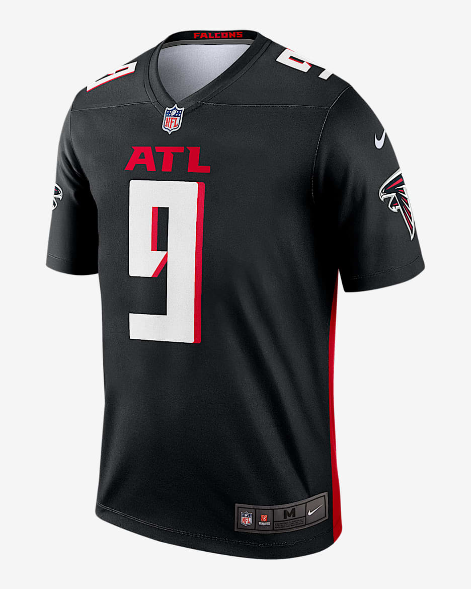 Jersey Nike Dri-FIT de la NFL Legend para hombre Michael Penix Jr. Atlanta Falcons - Negro
