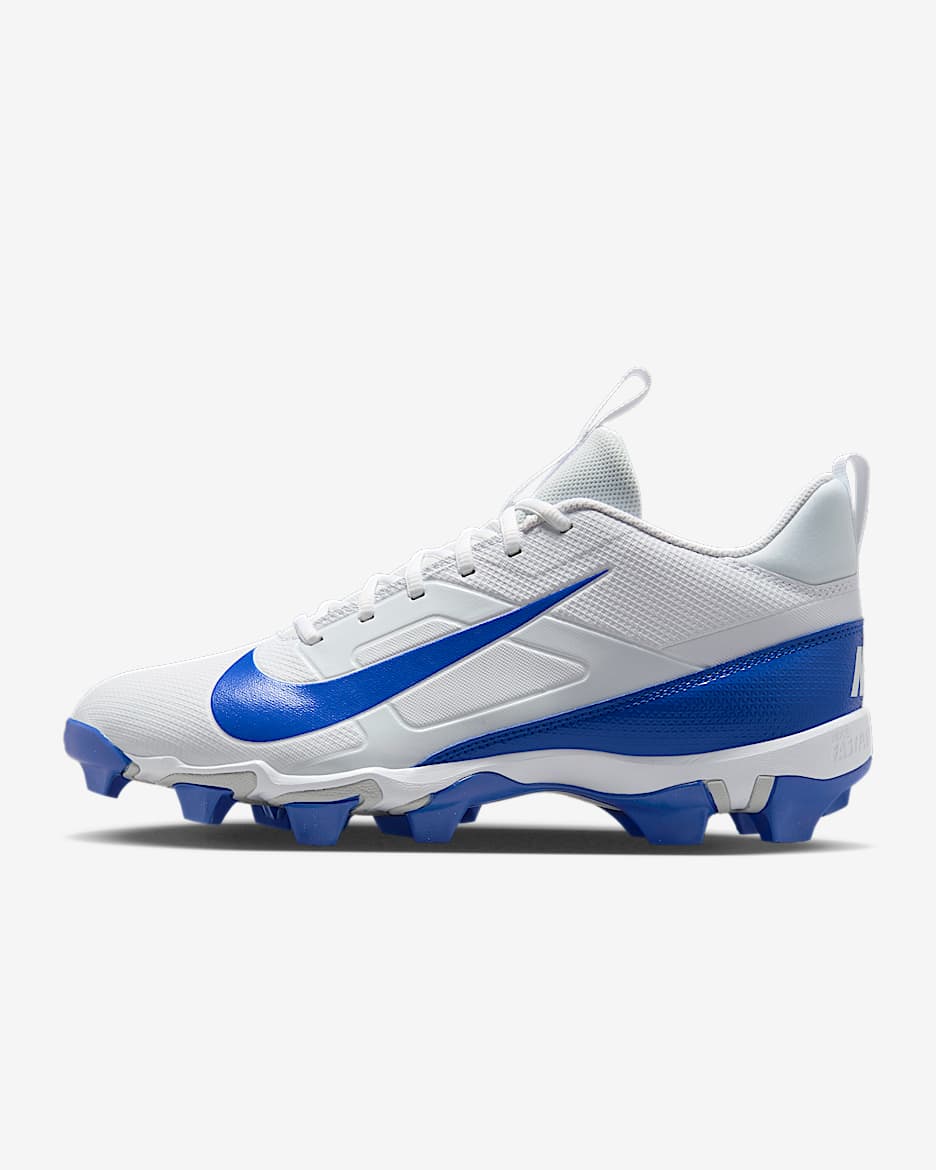 Nike Alpha Menace 4 Shark Football Cleats - White/Hyper Royal/Photon Dust/Hyper Royal