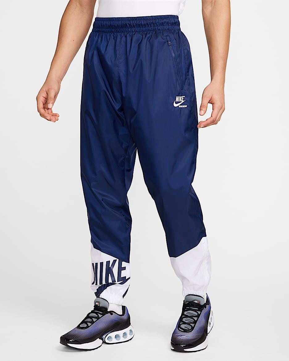 Pants de tejido Woven forrados para hombre Nike Windrunner - Azul vacío/Blanco/Vela