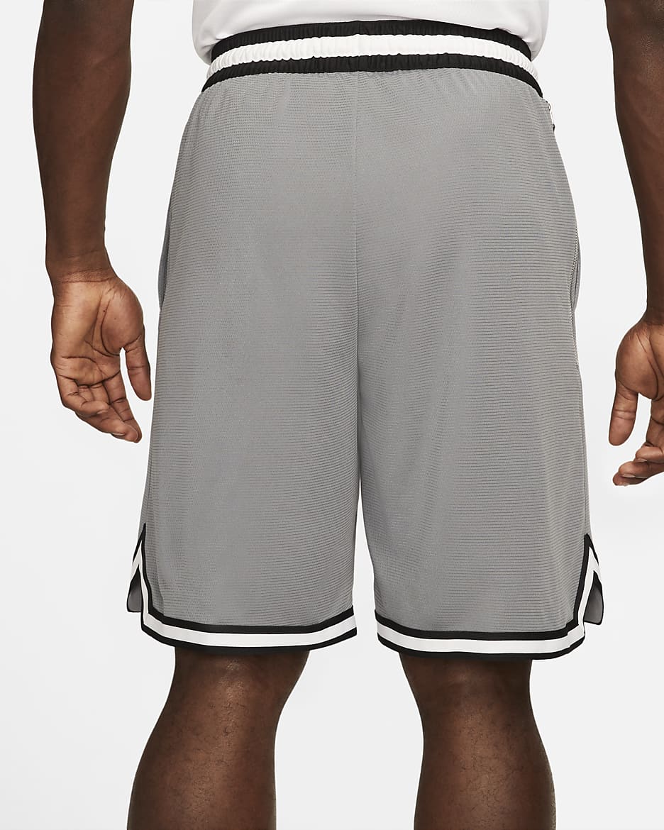 Shorts de básquetbol de 25 cm para hombre Nike Dri-FIT DNA - Gris azulado/Negro