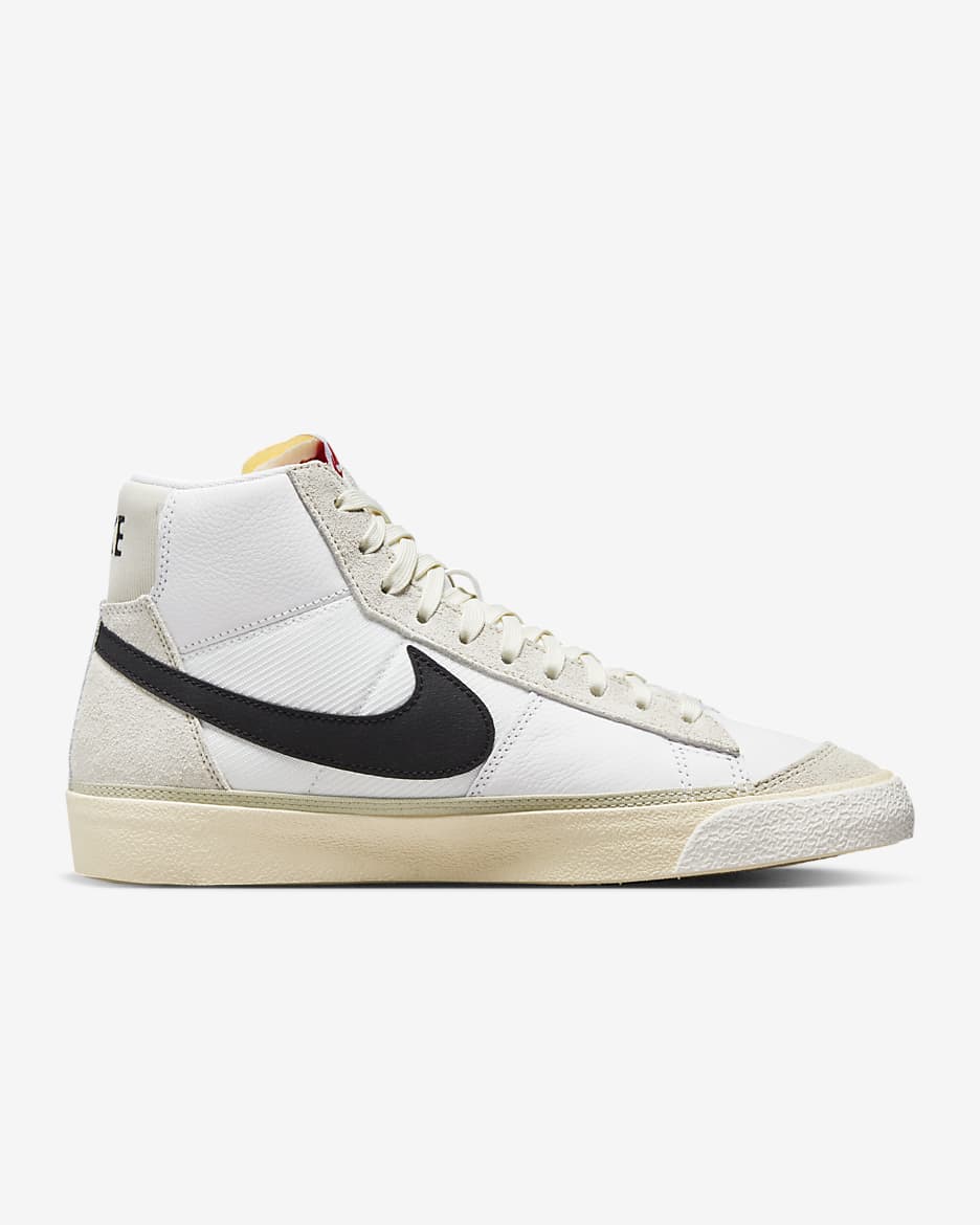 Tenis para hombre Nike Blazer Mid Pro Club - Blanco/Hueso claro/Blanco cumbre/Negro