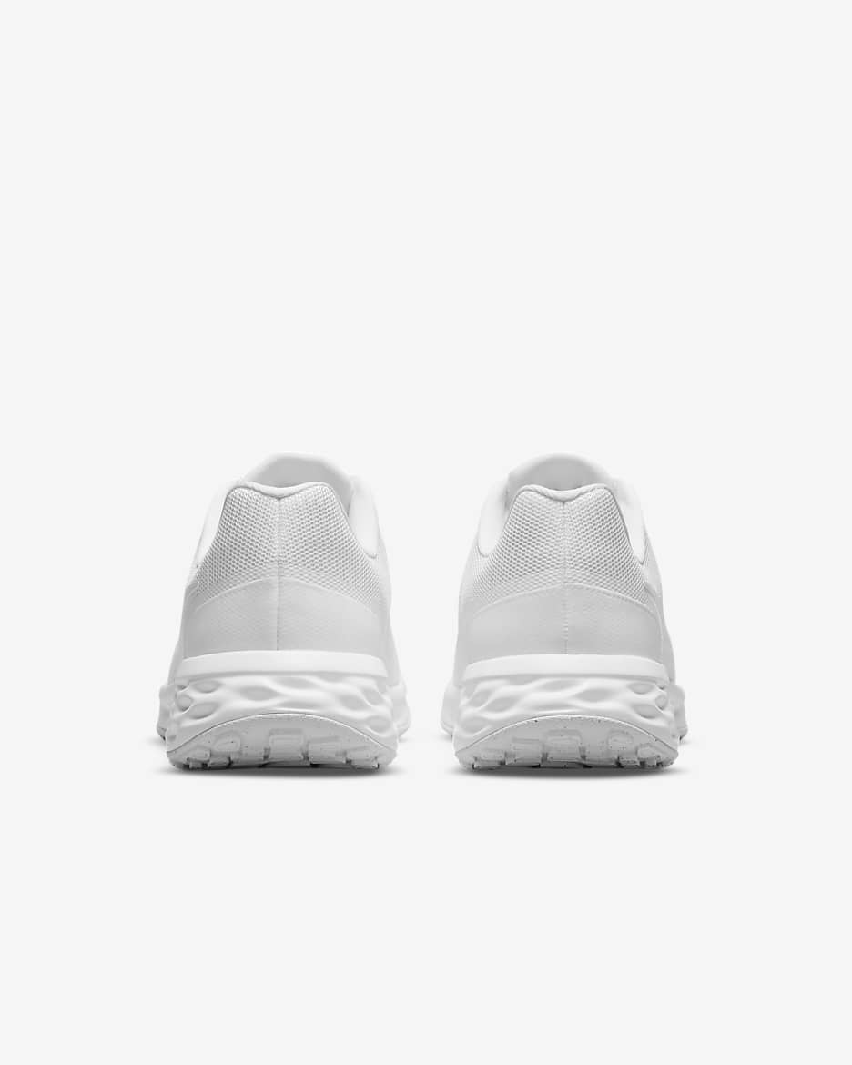Nike Revolution 6 Men's Road Running Shoes - White/White/White