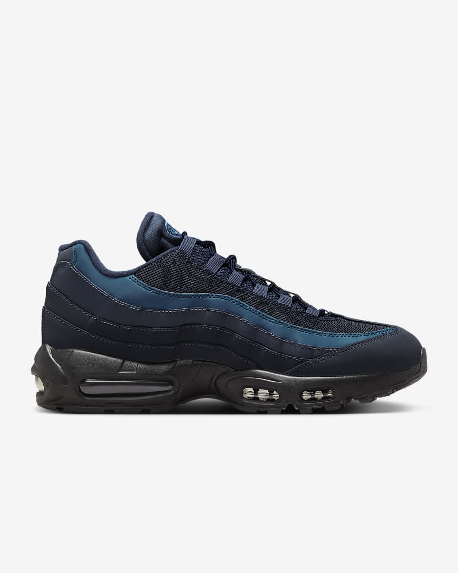 Nike Air Max 95 Men's Shoes - Black/Thunder Blue/Court Blue/Obsidian