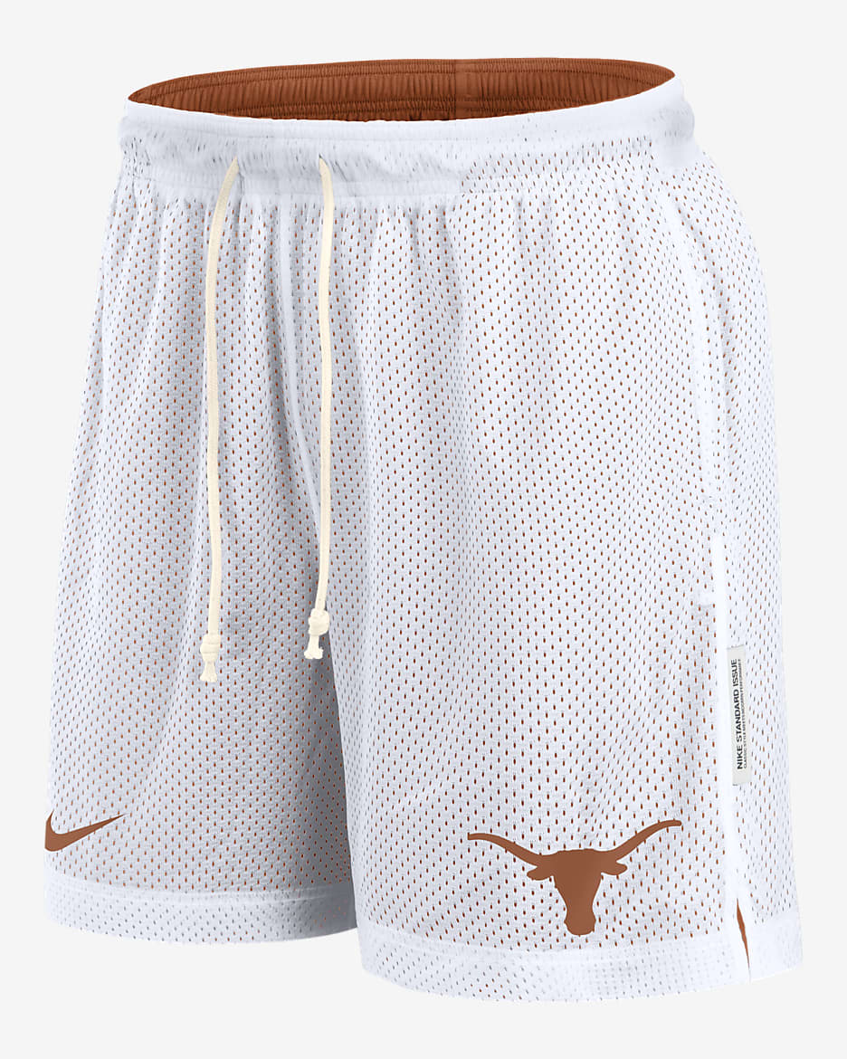 Texas Longhorns Primetime Reversible Men's Nike Dri-FIT College Shorts - White