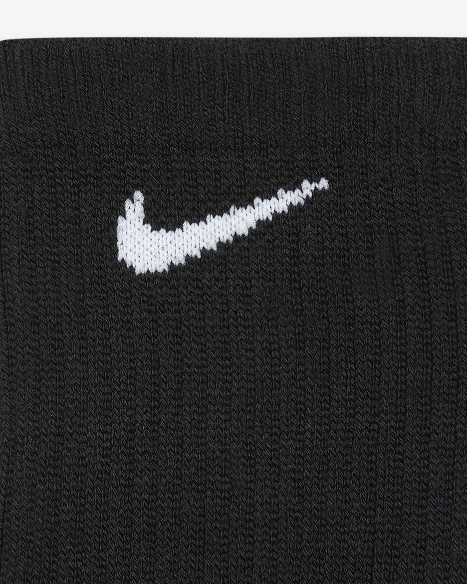 Calcetas para niños pequeños (3 pares) Nike Dri-FIT Elite - Negro