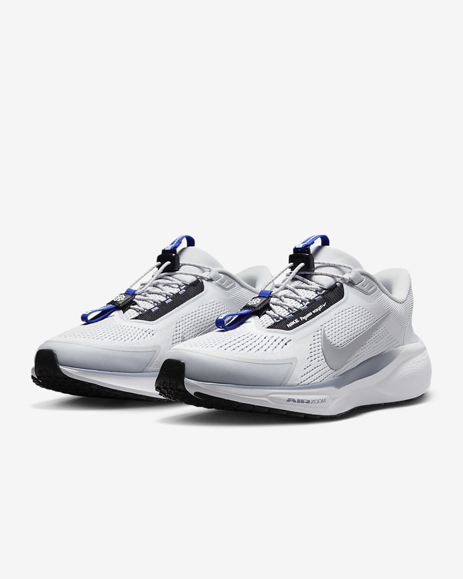 Tenis de correr en carretera para hombre Nike Pegasus EasyOn - Platino puro/Pizarra cenizo/Azul carrera/Plata metalizado