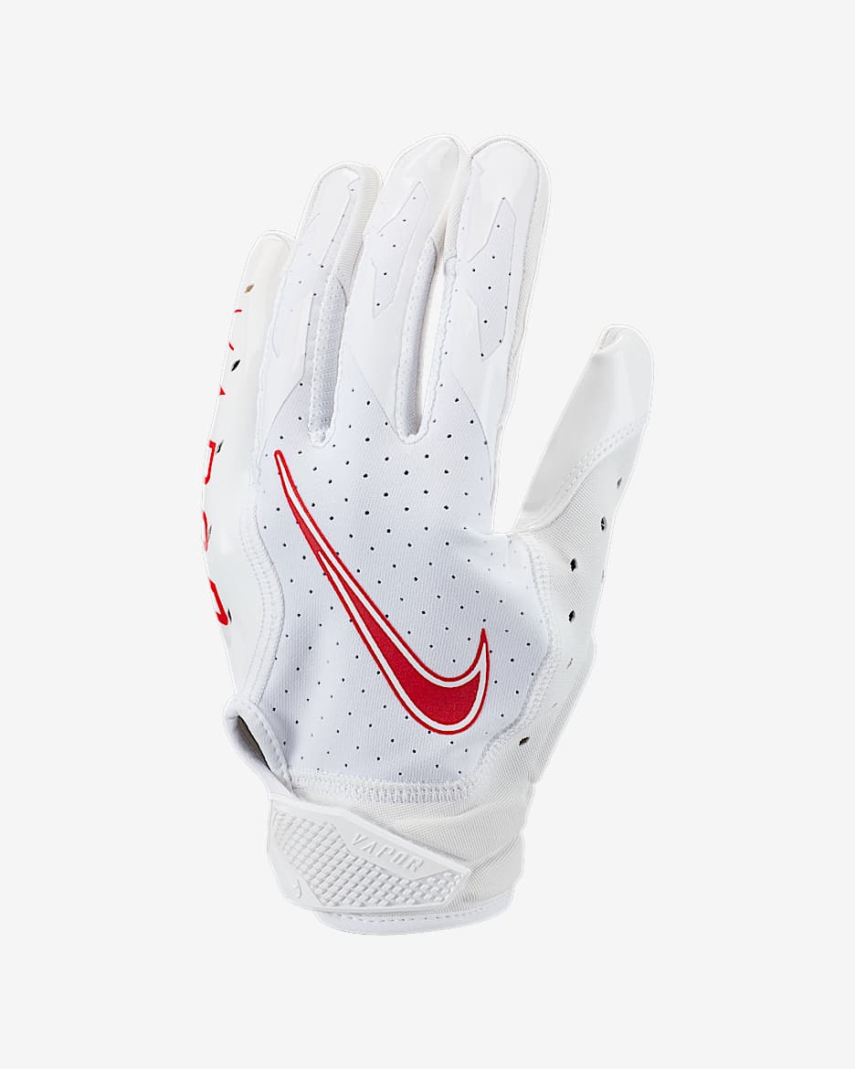 Nike Vapor Jet 6.0 Football Gloves - White/White