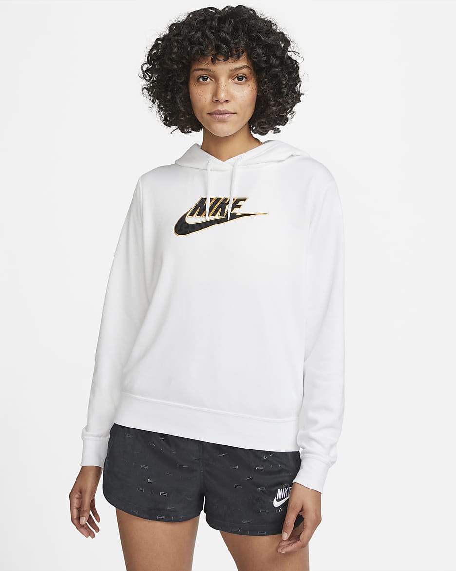 Sudadera con capucha de tejido Fleece para mujer Nike Sportswear - Blanco