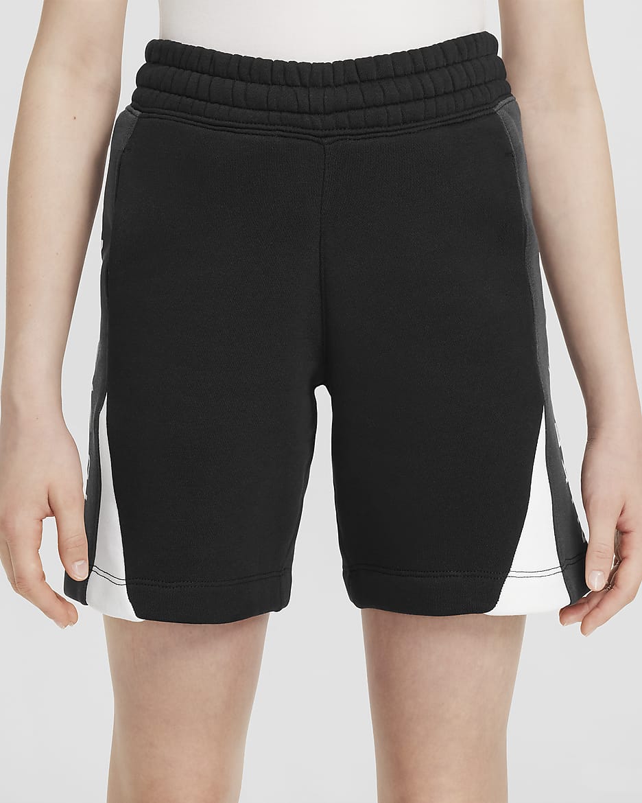 Nike Air shorts til store barn - Svart/Anthracite/Hvit/Hvit