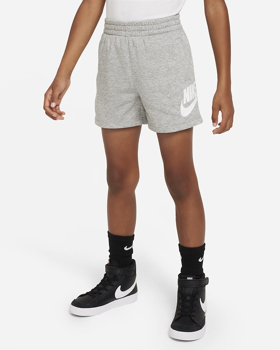 Shorts de French Terry para niños talla pequeña Nike Sportswear Club - Gris oscuro jaspeado