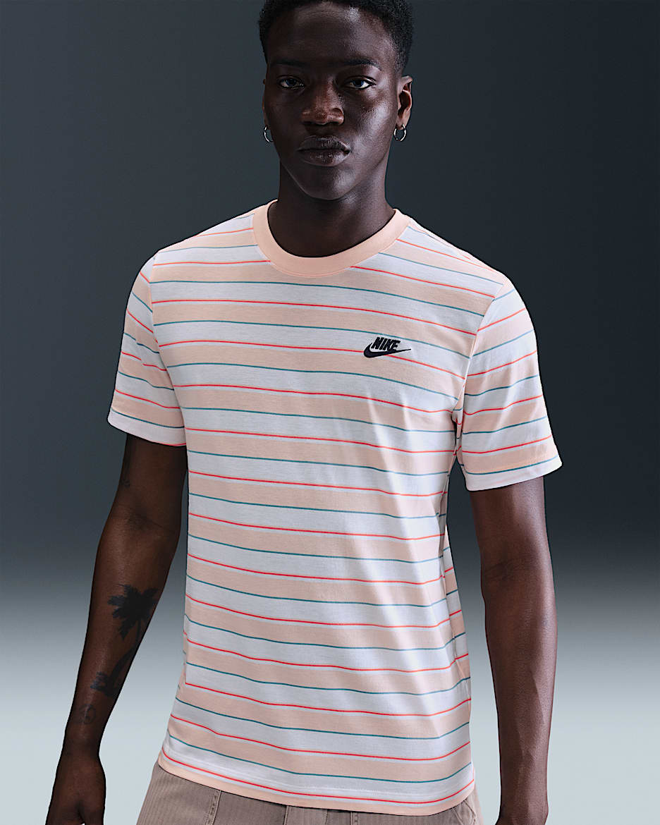 Playera para hombre Nike Club - Coral lavado