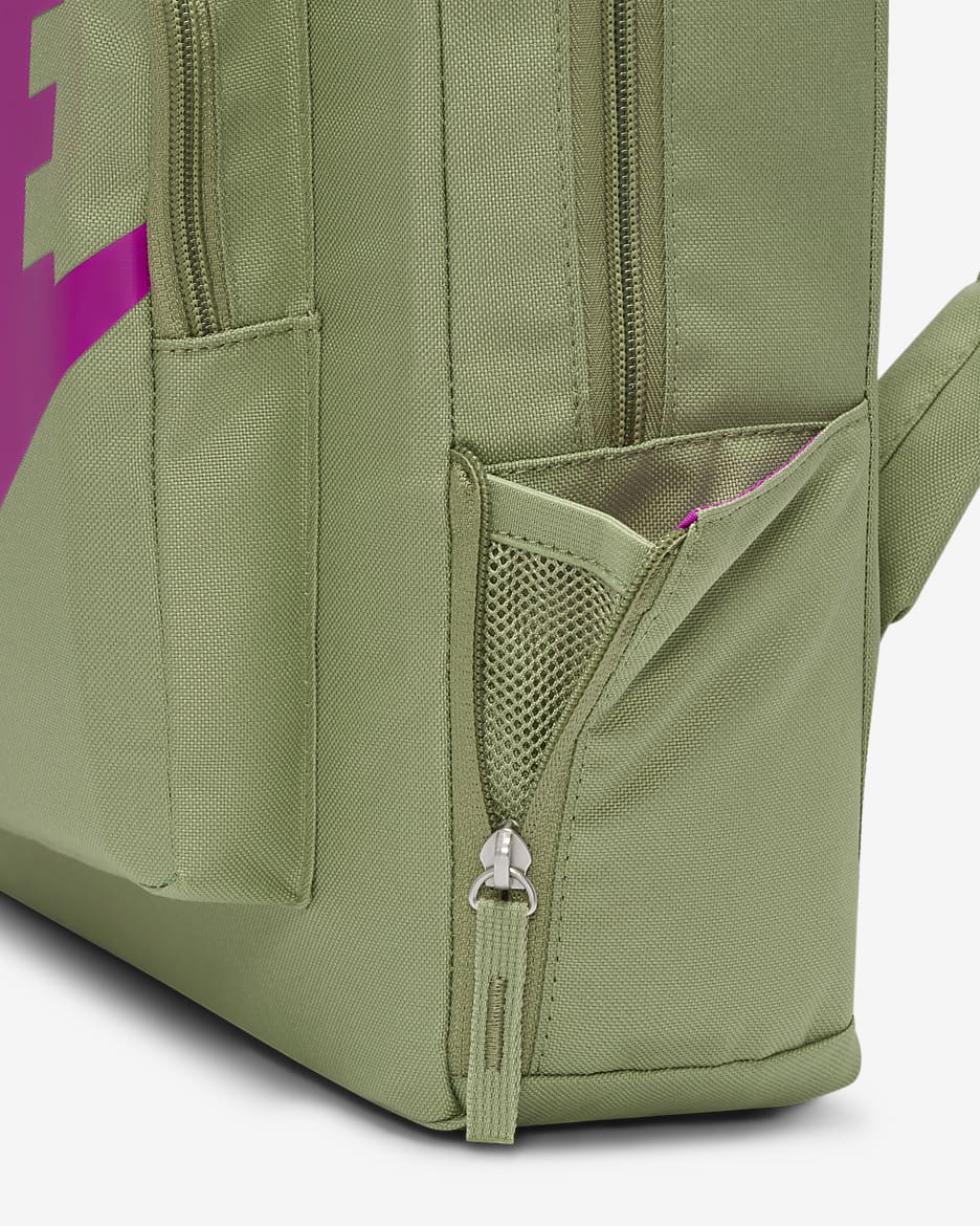 Nike Classic Kinderrucksack (16 l) - Oil Green/Oil Green/Vivid Grape