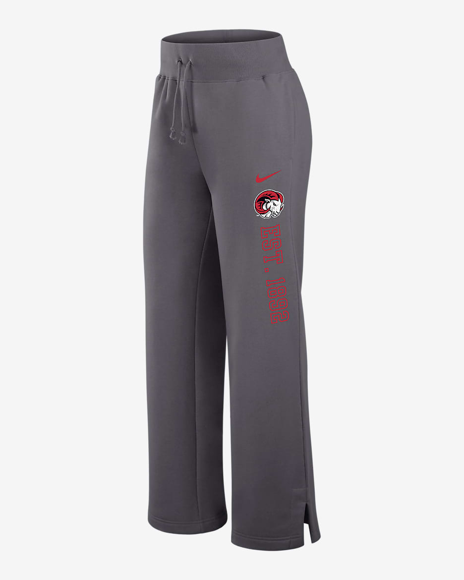 Pants universitarios Nike para mujer Winston-Salem Phoenix Fleece - Gris