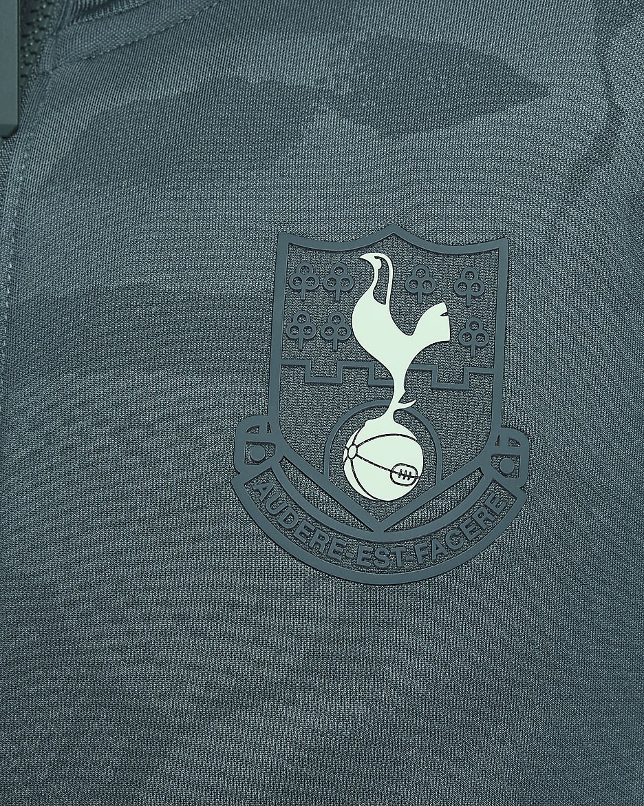 Tottenham Hotspur Academy Pro Üçüncü Anthem Nike Dri-FIT Genç Çocuk Futbol Ceketi - Faded Spruce/Enamel Green