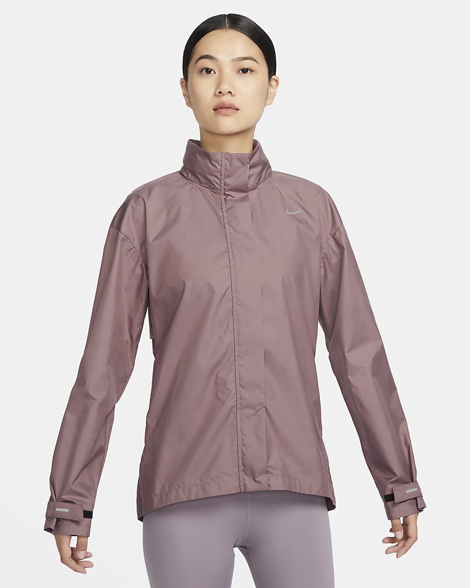 Nike Fast Repel Women's Running Jacket - Smokey Mauve/Black