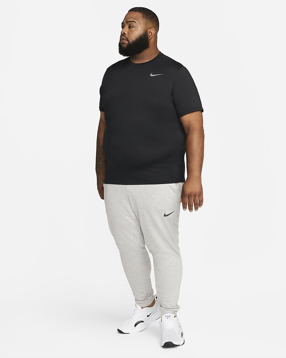 Tapered Sweatpants Nike Training Dry Fleece Joggers In Black Men