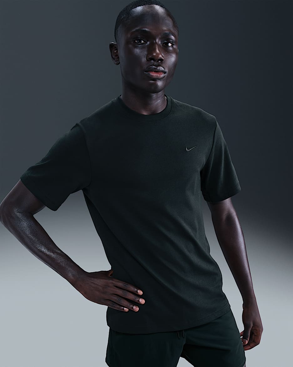 Nike Primary Men's Dri-FIT Short-Sleeve Versatile Top - Seaweed/Seaweed
