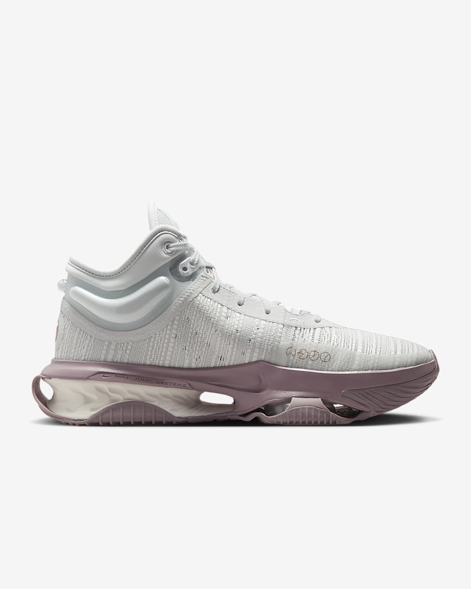 Nike G.T. Jump 2 Erkek Basketbol Ayakkabısı - Photon Dust/Taupe Grey/Wolf Grey/Metallic Red Bronze