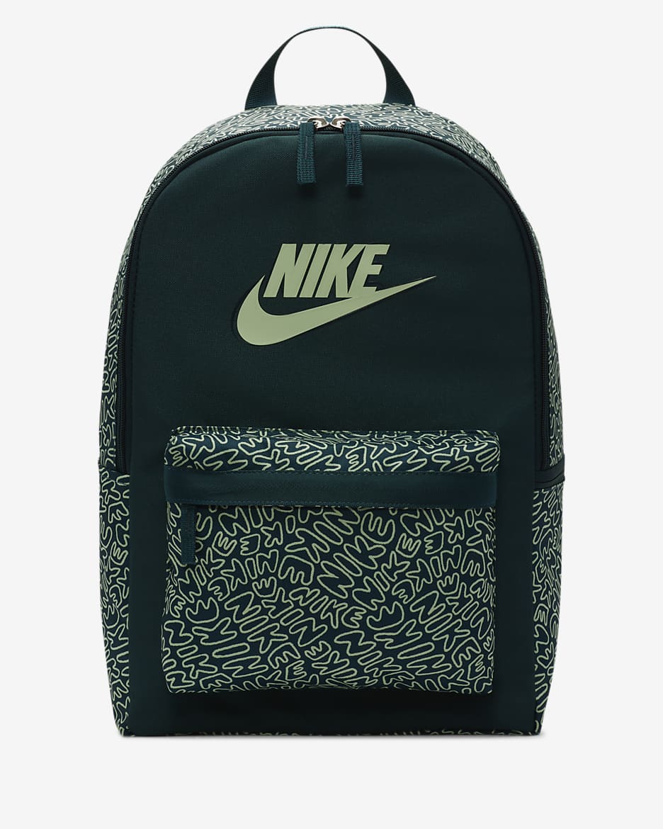 Nike Heritage Backpack (25L) - Deep Jungle/Honeydew/Honeydew