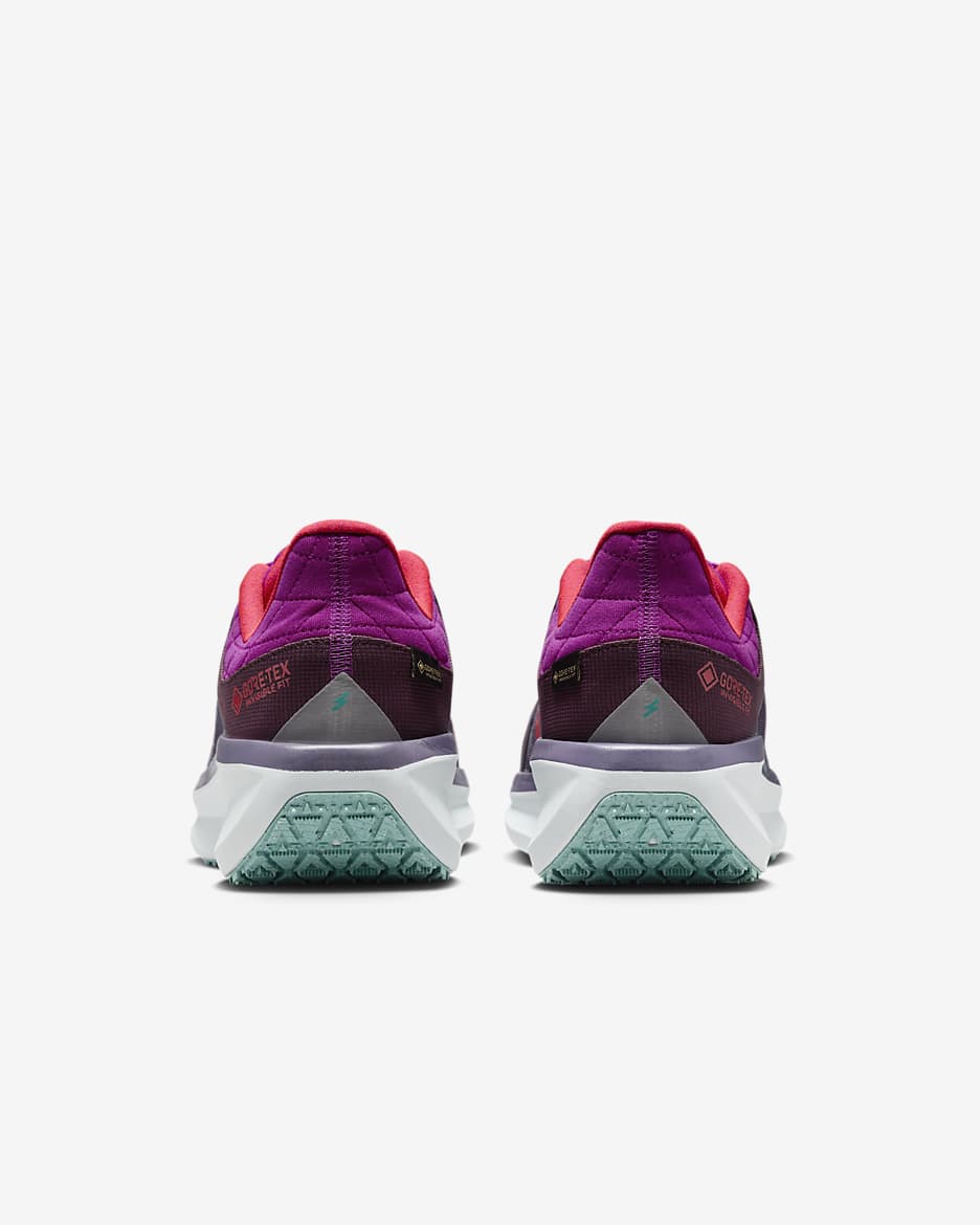 Nike Winflo 11 GORE-TEX SE Men's Waterproof Road Running Shoes - Vivid Grape/Dark Raisin/Green Frost/Bright Crimson