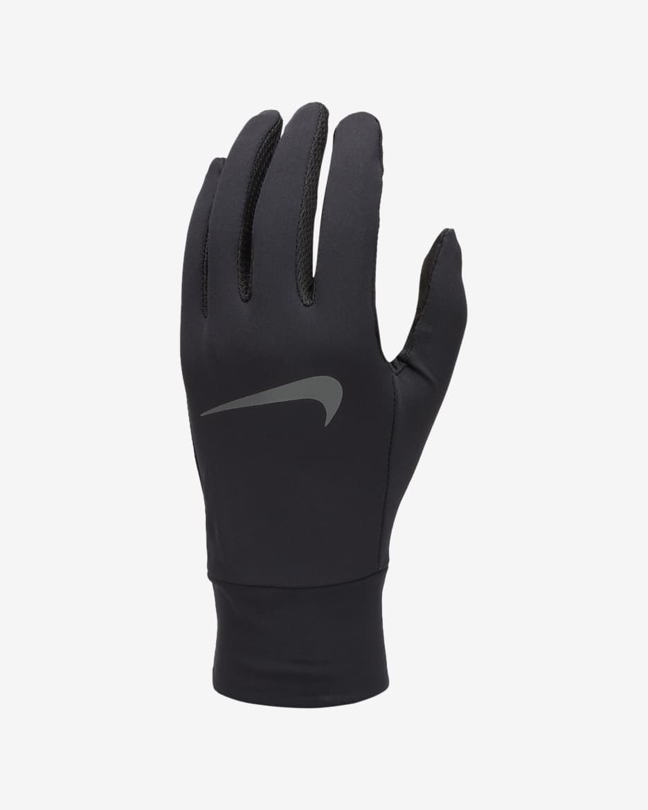 Nike Tech Men's Lightweight Running Gloves - Black/Black/Silver