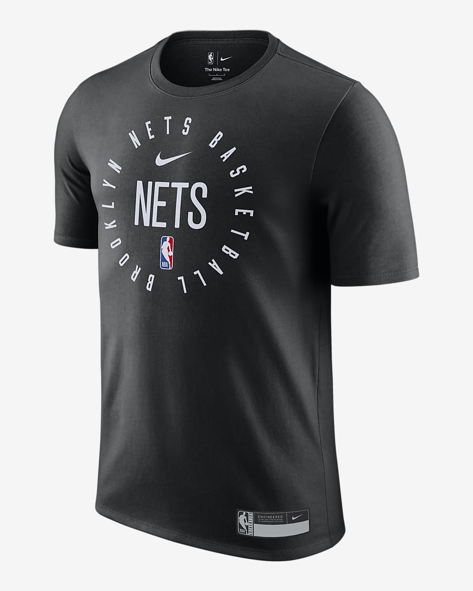 Brooklyn Nets Men's Nike Dri-FIT NBA T-Shirt - Black