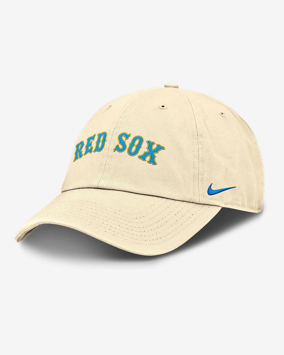 Boston Red Sox Club Men's Nike MLB Adjustable Hat - Coconut Milk