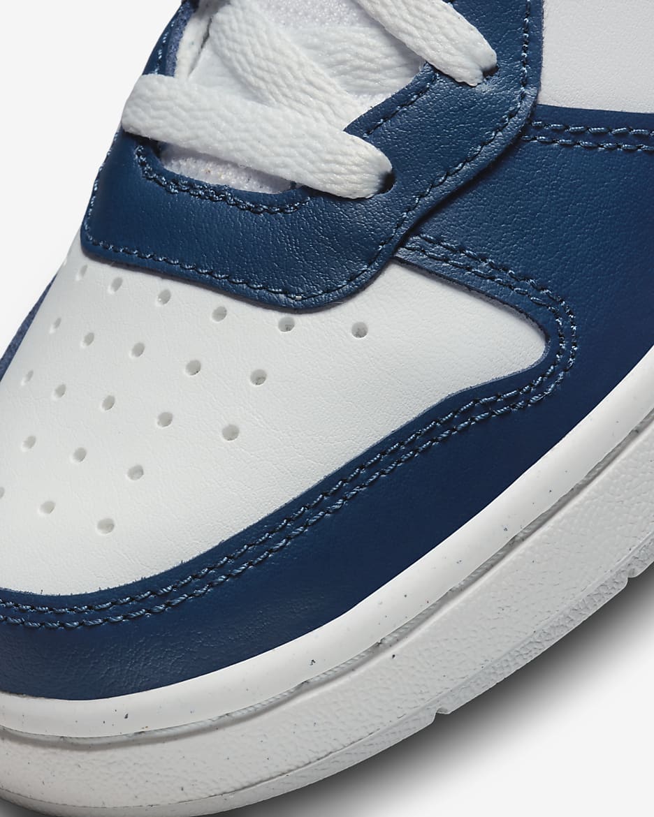 Nike Court Borough Low 2 Older Kids' Shoes - Summit White/Valerian Blue/Pilgrim/Pure Platinum