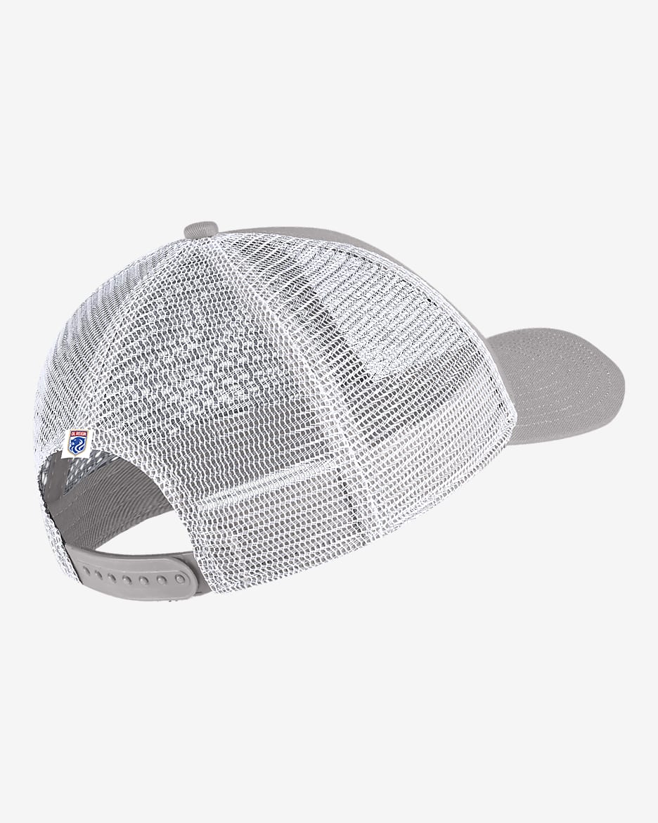 OL Reign Classic99 Nike Soccer Trucker Hat - Pewter Grey