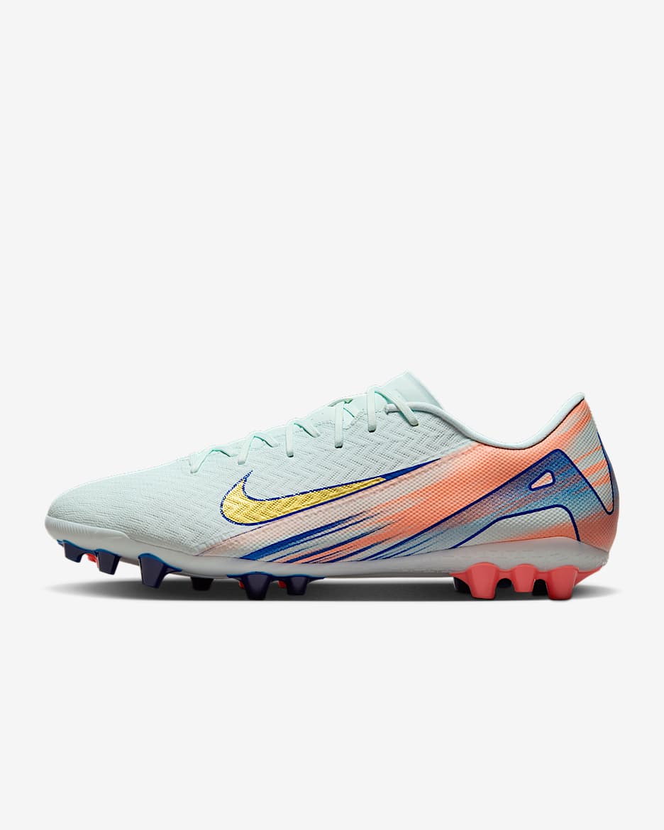 Tacos de fútbol de corte low AG Nike Vapor 16 Academy Mercurial Dream Speed - Verde ligero/Carmesí pulso/Moneda de oro metalizado