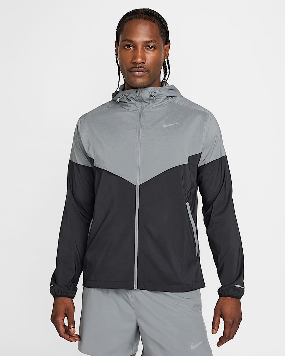 Nike Impossibly Light Windrunner Men's Running Jacket - Smoke Grey/Smoke Grey/Black