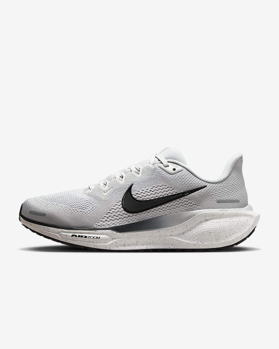 Nike Pegasus 41 Tenis de correr en pavimento para mujer - Gris humo claro/Tinte platino/Pasa oscuro/Negro