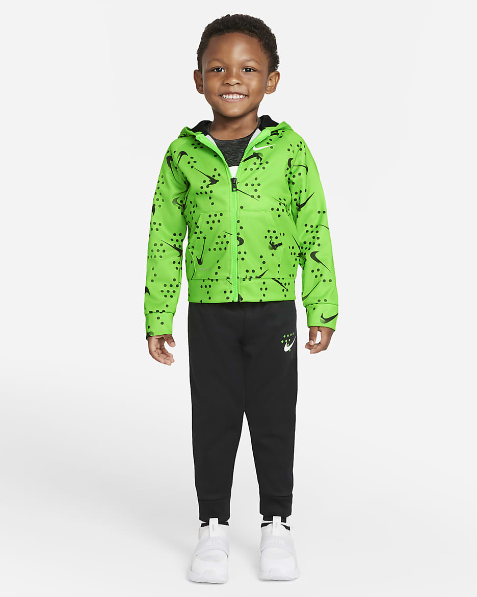 Nike Therma Toddler Hoodie and Pants Set - Black