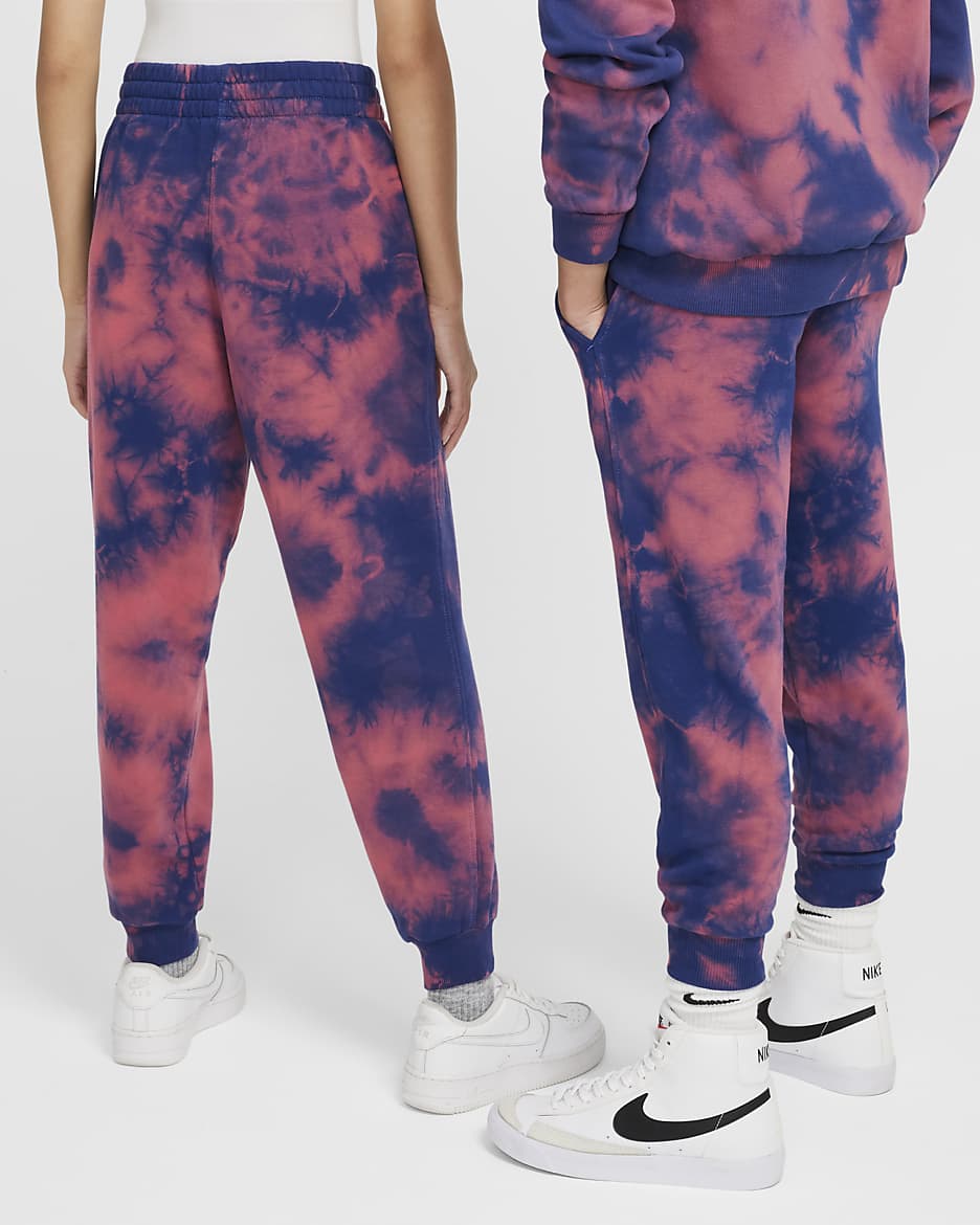 Nike Sportswear Club Fleece Big Kids' Joggers - Aster Pink/Game Royal/Game Royal