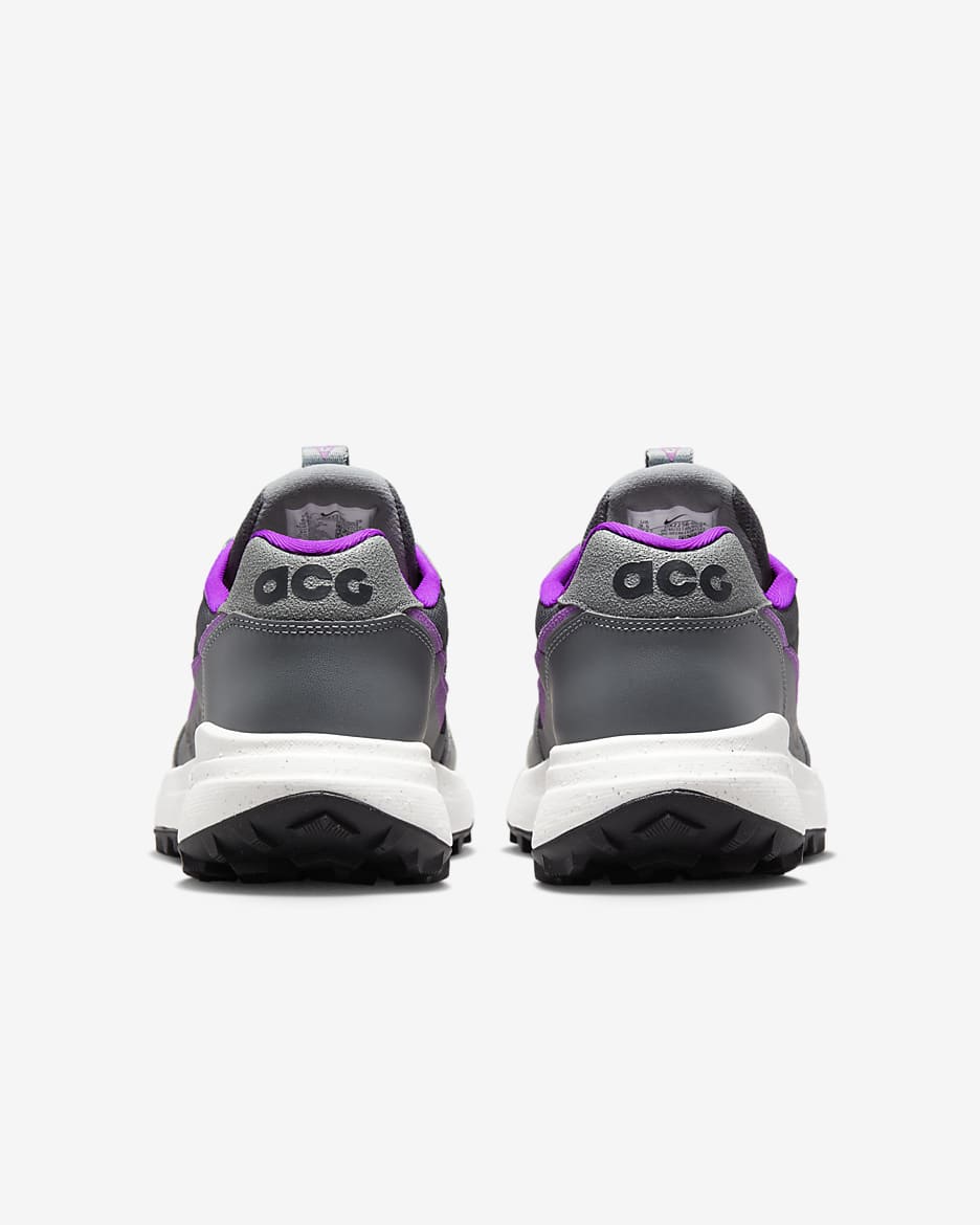 Tenis para hombre Nike ACG Lowcate - Gris humo/Morado vivo/Fantasma/Gris humo oscuro