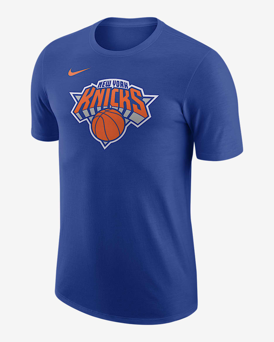 Playera Nike de la NBA para hombre New York Knicks Essential - Azul enérgico