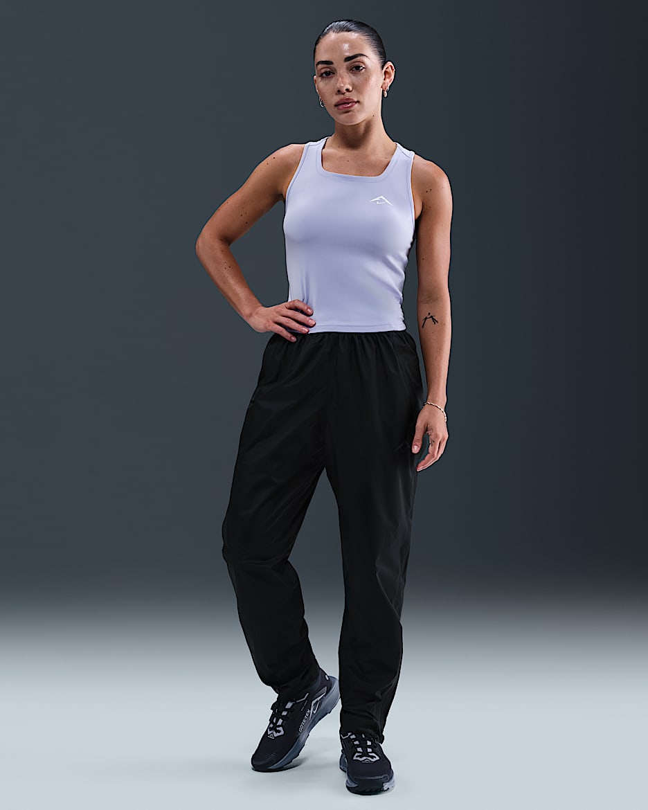 Nike Trail Women's Storm-FIT ADV Mid-Rise Running Pants - Black/White/Black