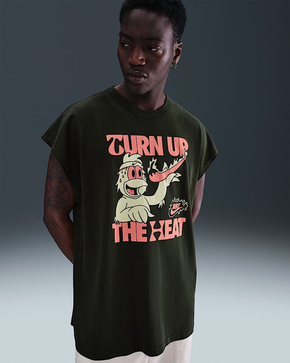 Nike Sportswear Sole Food Sleeveless T-Shirt - Sequoia