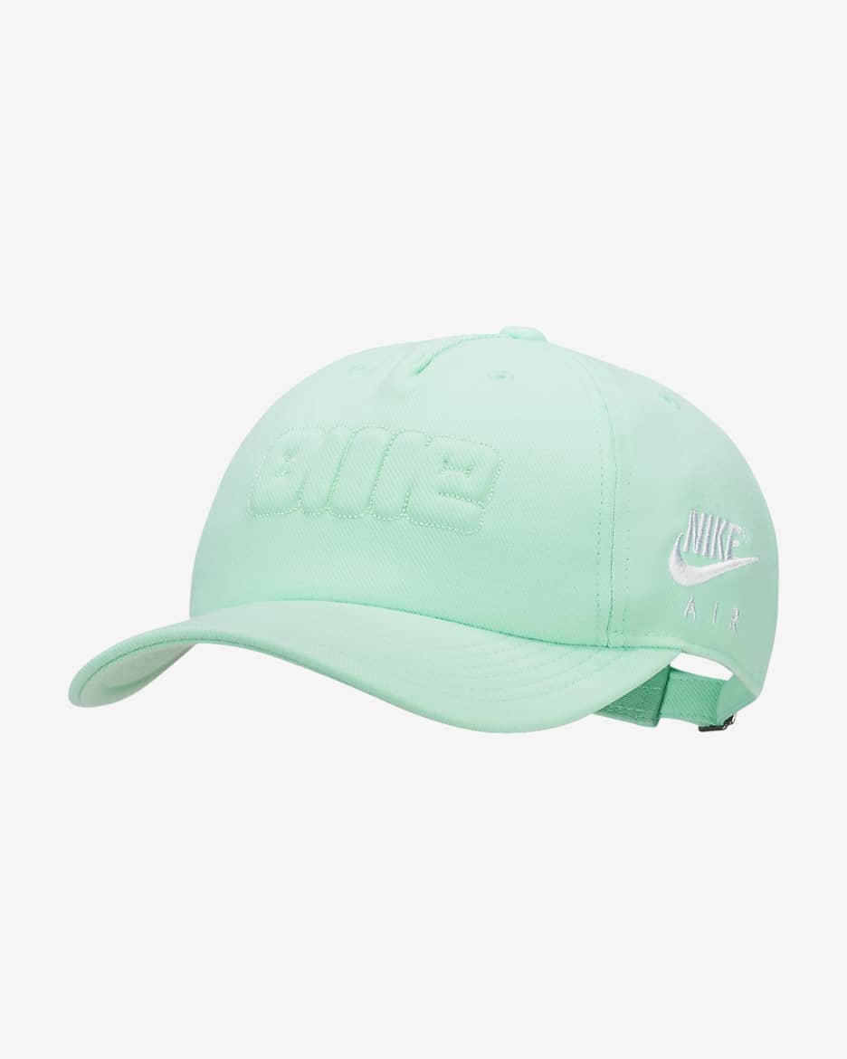 Gorra ajustable para niños talla grande Nike Heritage86 - Verde resplandor