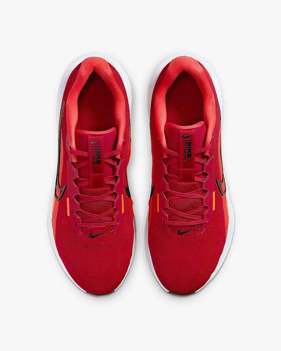 รองเท้าวิ่งโร้ดรันนิ่งผู้ชาย Nike Downshifter 13 - Gym Red/Light Crimson/Hyper Crimson/ดำ