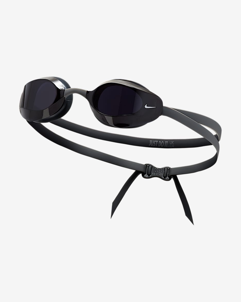 Lentes de alto rendimiento Nike Swim Vapor - Negro/Gris humo oscuro/Gris hierro/Blanco
