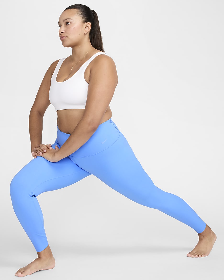Nike Zenvy Women's Gentle-Support High-Waisted Full-Length Leggings - University Blue