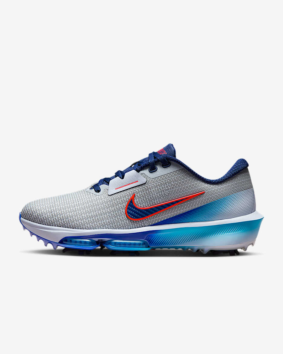 Tenis de golf Nike Infinity Tour 2 - Gris fútbol/Carmesí brillante/Noche intenso/Azul vacío