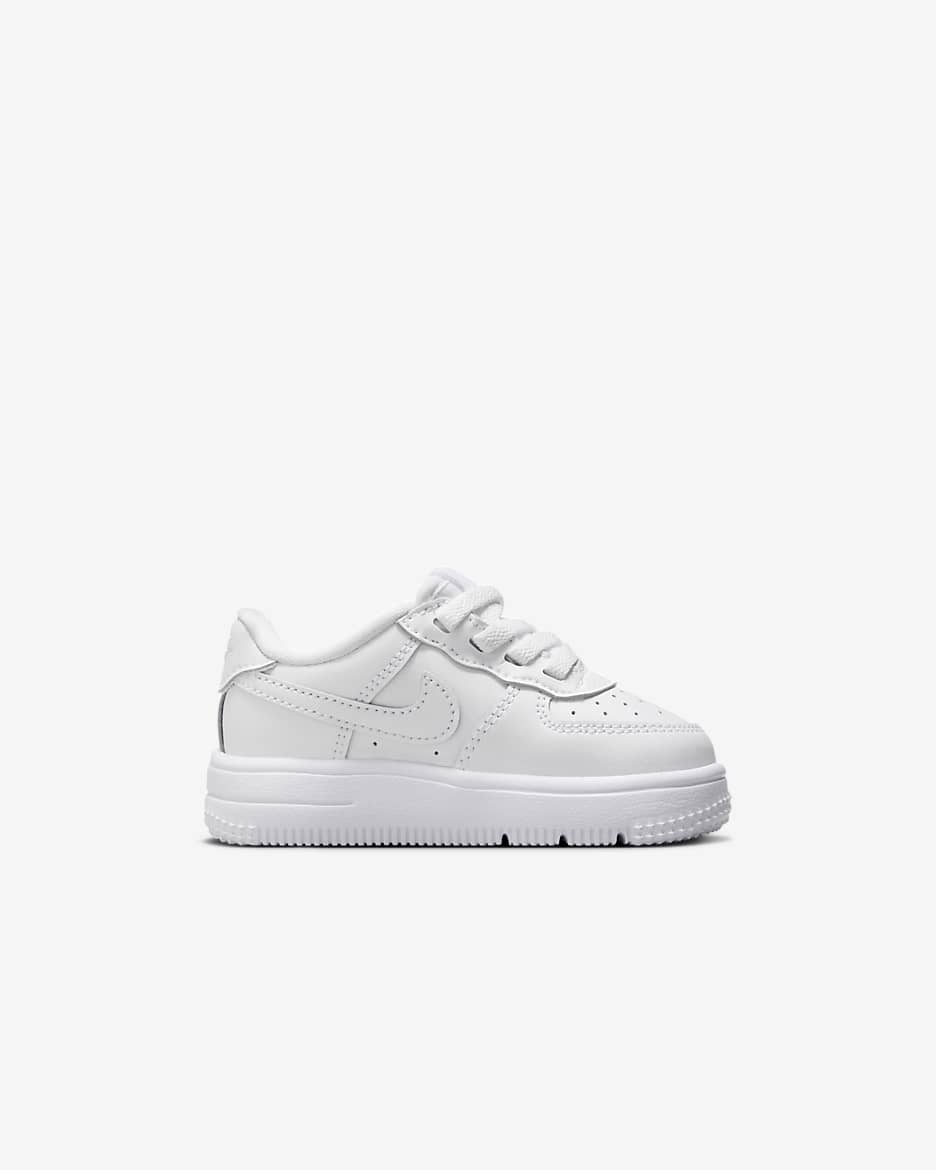 Nike Force 1 Low EasyOn Bebek Ayakkabısı - Beyaz/Beyaz/Beyaz