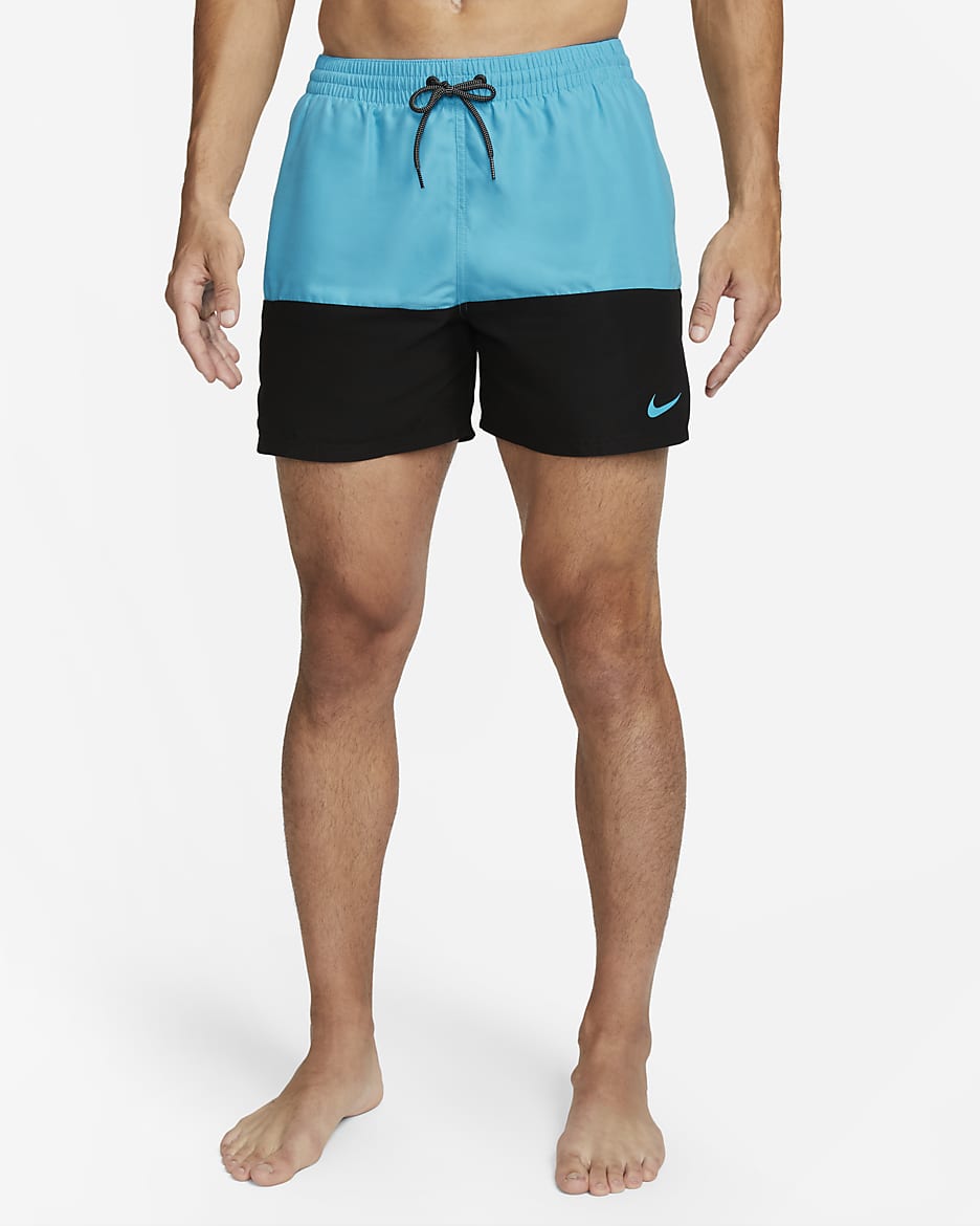 Nike Split Men's 13cm (approx.) Swimming Trunks - Blue Lightning/Black/Blue Lightning