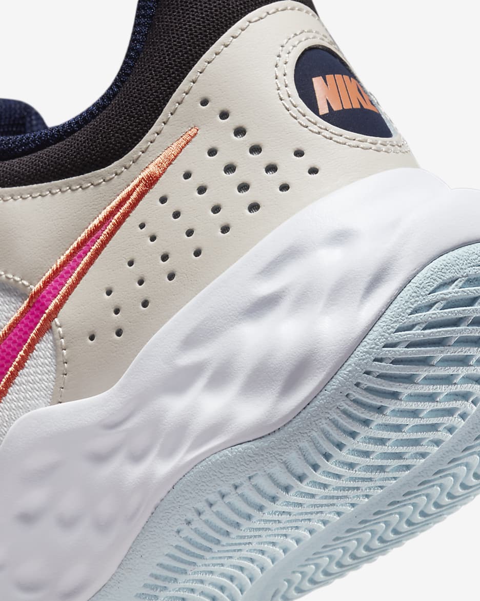 Nike Fly.By Mid 3 Basketball Shoes - Light Orewood Brown/Orange Trance/Summit White/Hyper Pink