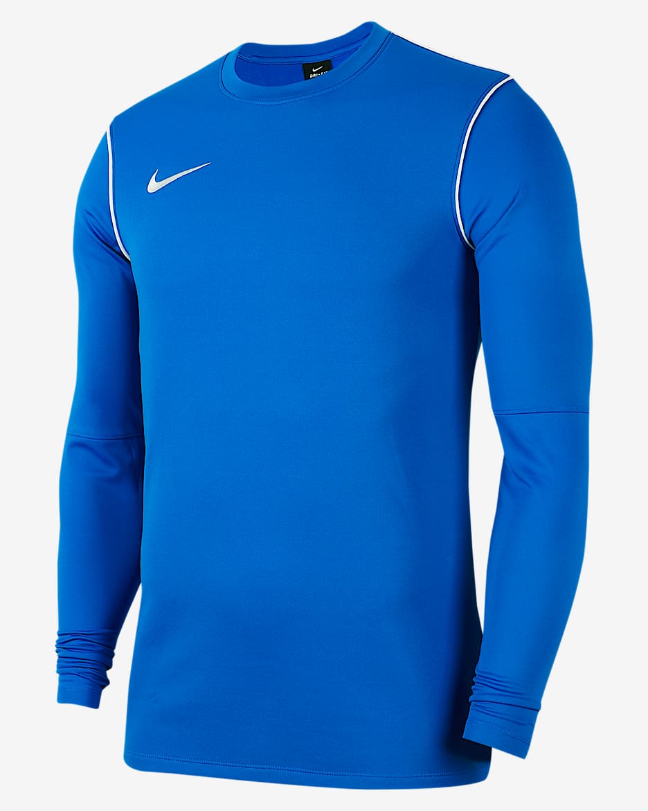 Nike Dri-FIT Park Big Kids' Soccer Crew - Royal Blue/White/White