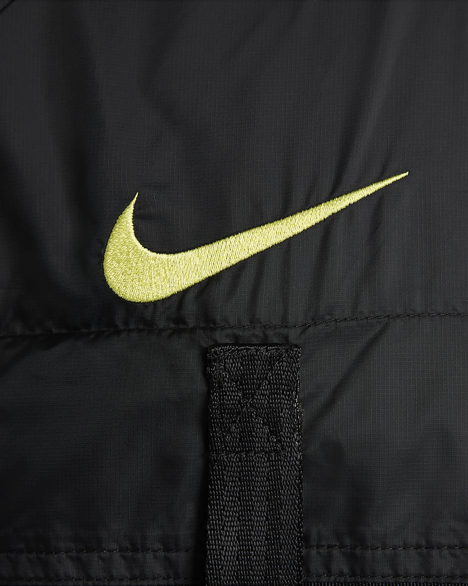 Brazil Men's Nike Soccer Halo Jacket - Black/Dynamic Yellow