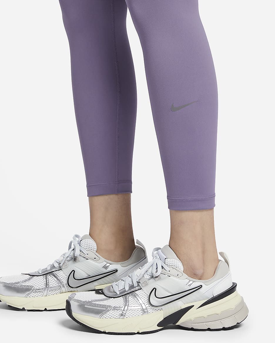 Nike One Women's High-Waisted Full-Length Leggings - Daybreak/Black