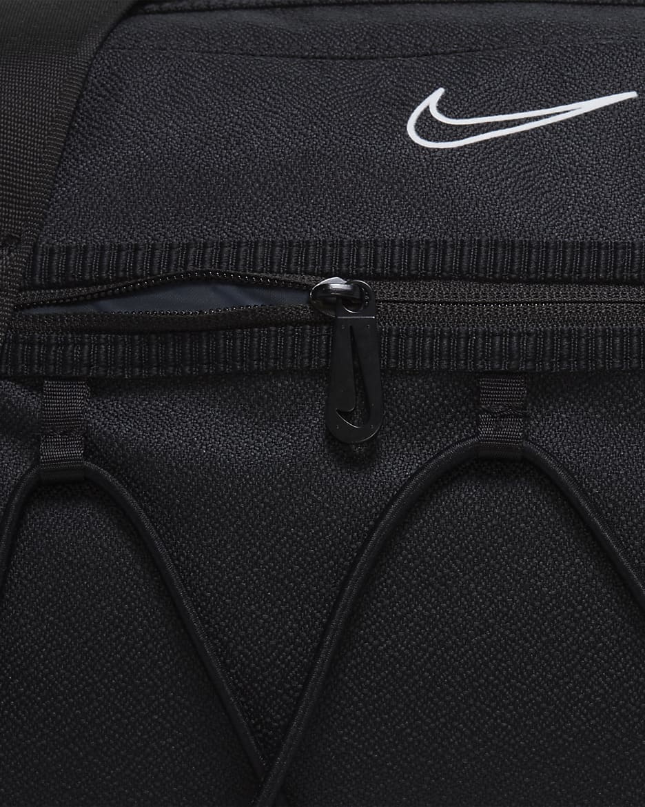 Damska torba treningowa Nike One Club (24 l) - Czerń/Czerń/Biel